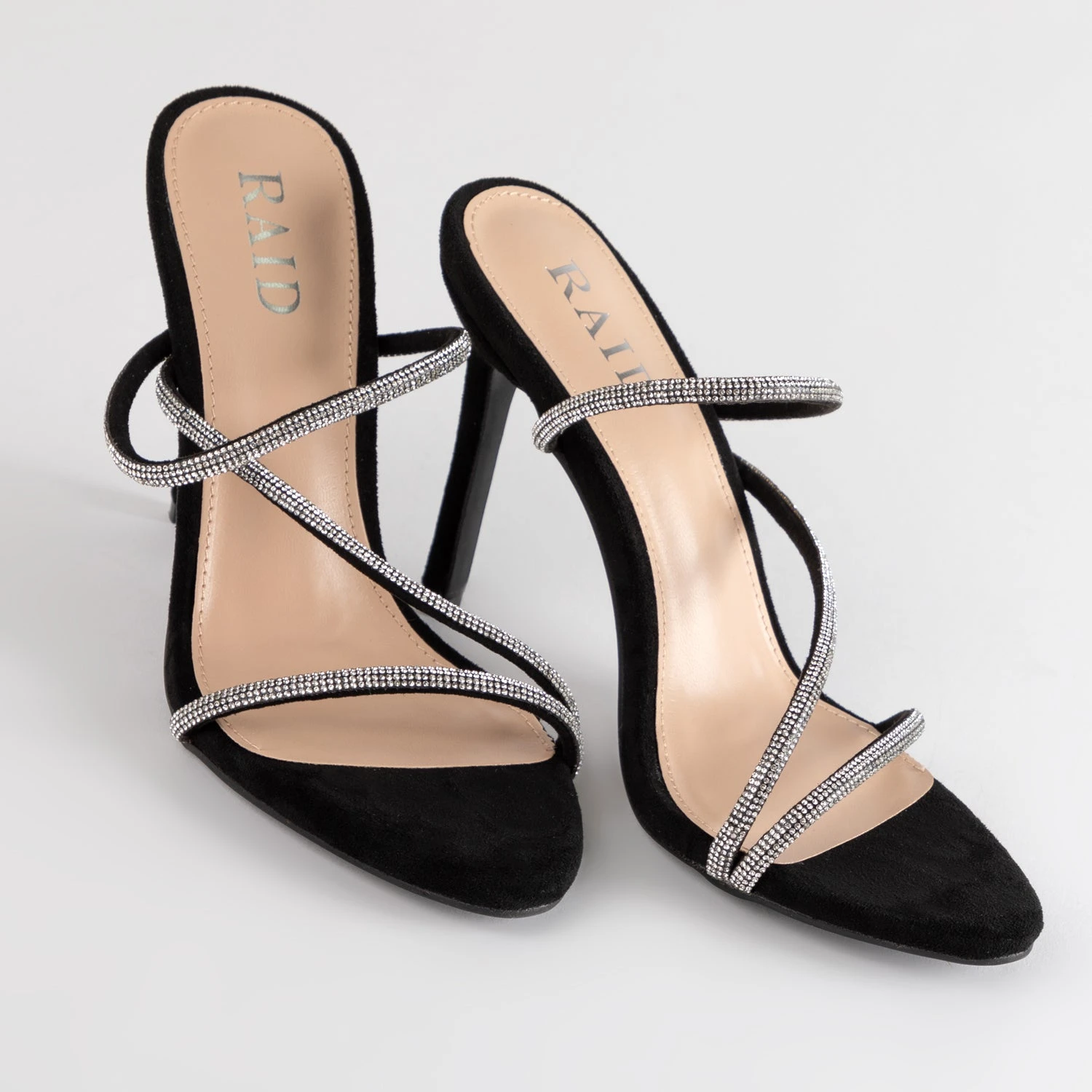 RAID Adila Heeled Mule In Black - Image 5