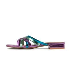 RAID Adonia Flat Mule In Purple Multi