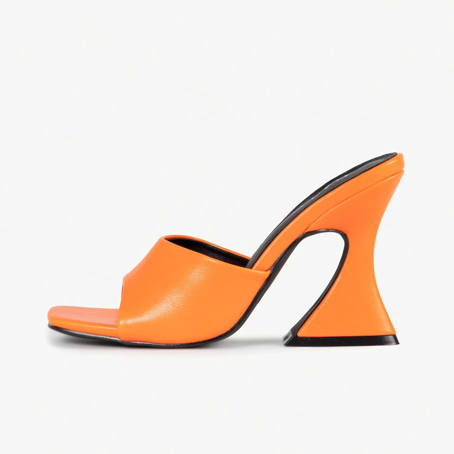 RAID Amantha Heeled Mule In Orange - Image 6
