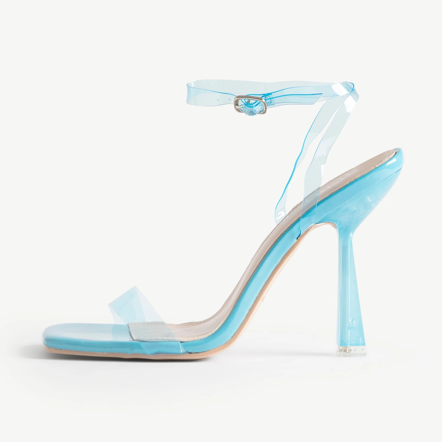 BEBO Arabella Perspex Sandal In Blue - Image 5