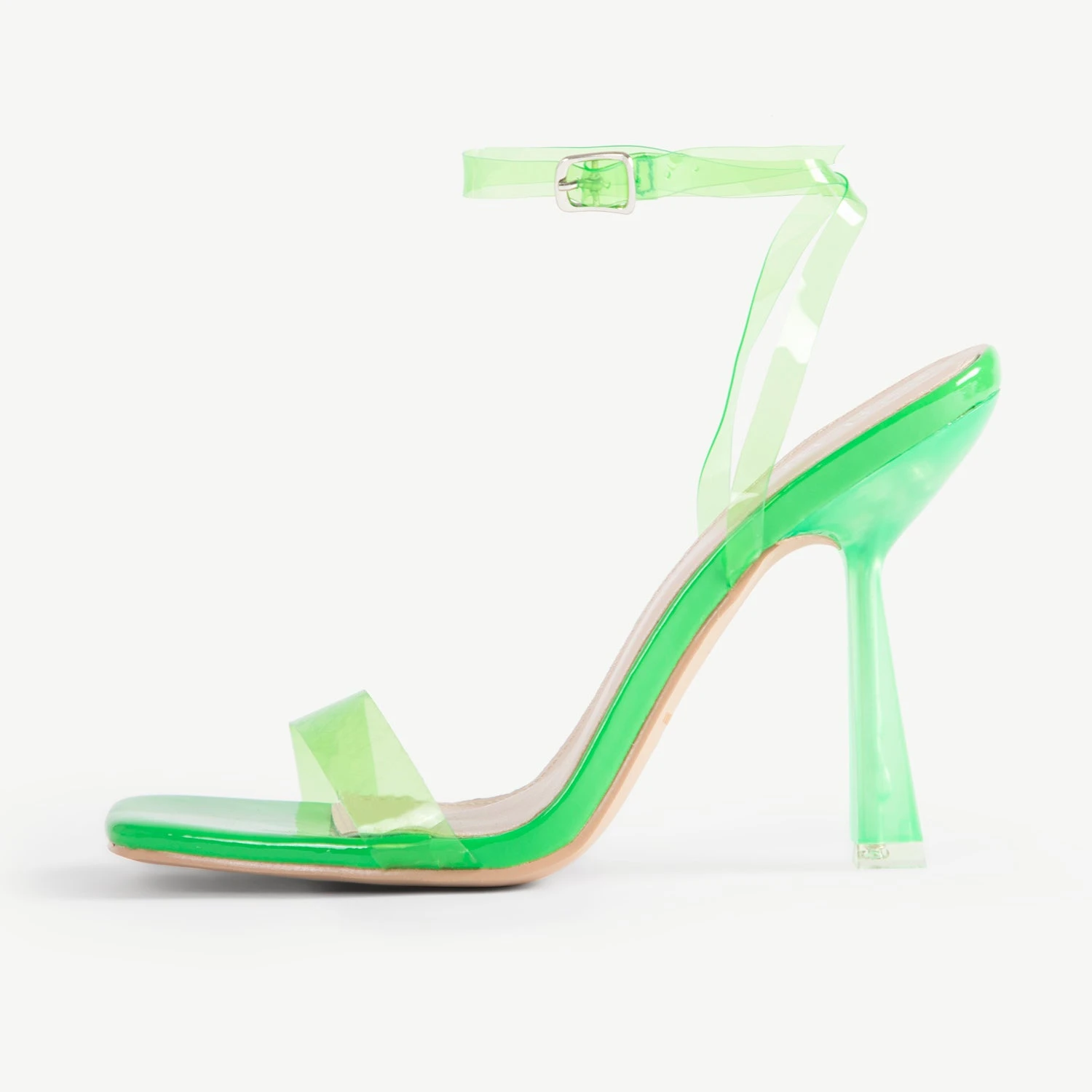 BEBO Arabella Perspex Sandal In Green - Image 5