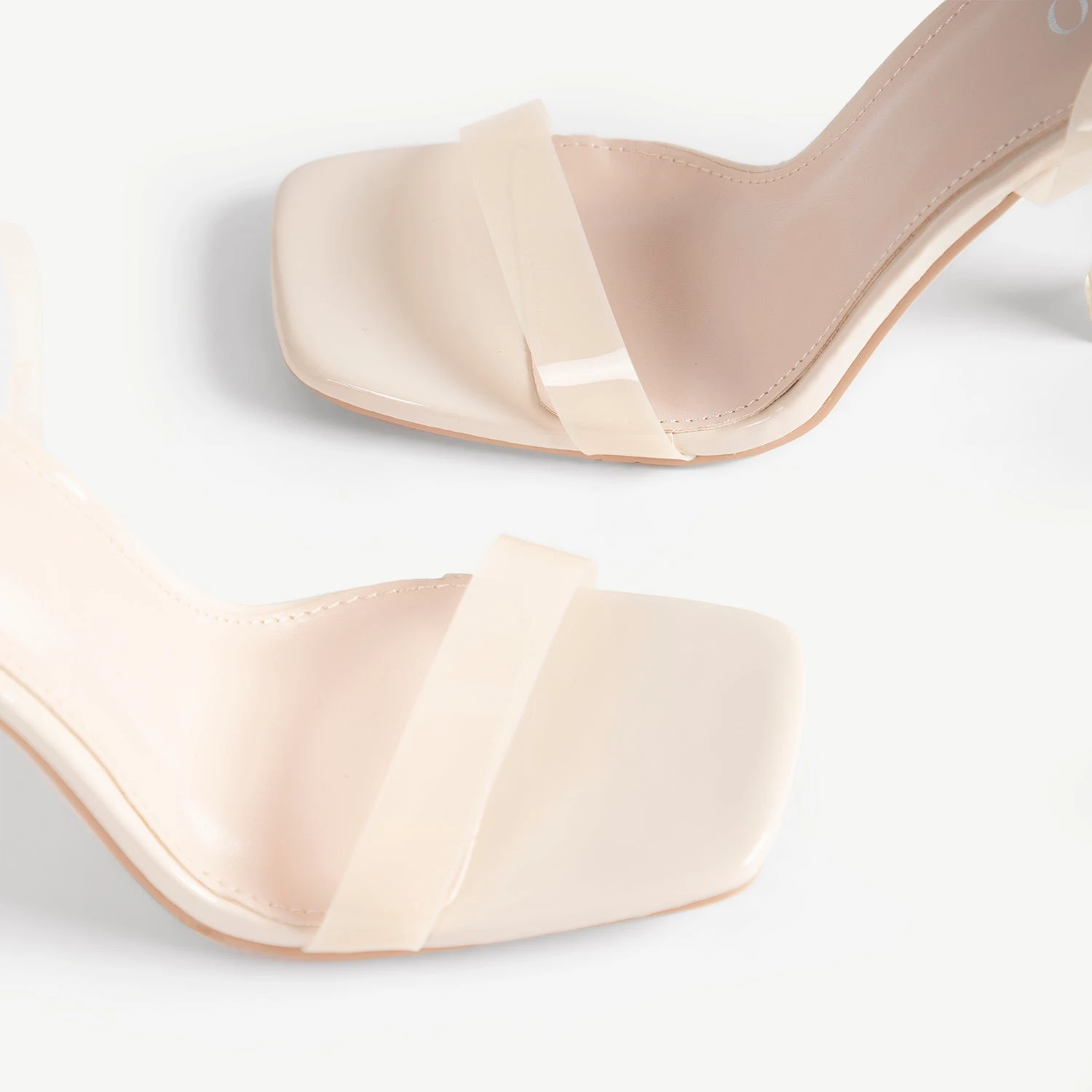 BEBO Arabella Perspex Sandal In Nude - Image 5