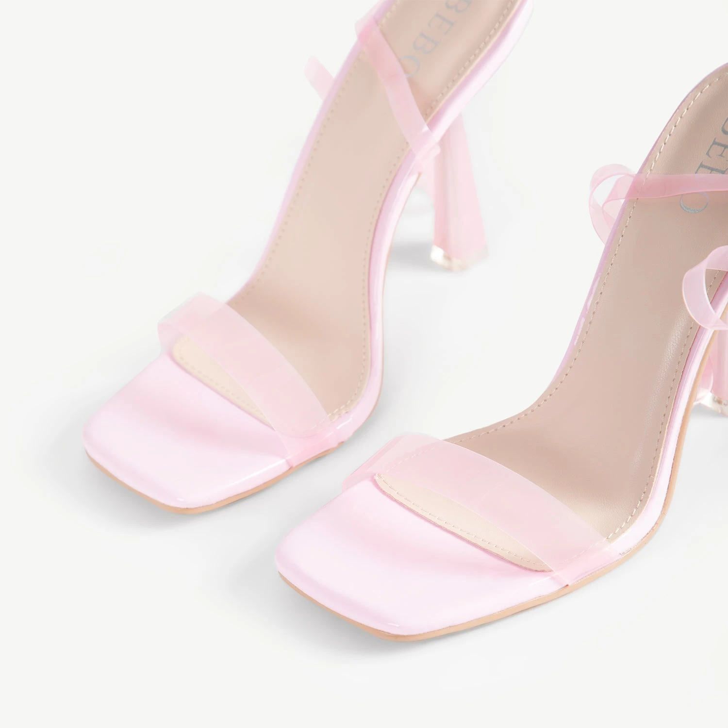 BEBO Arabella Perspex Sandal In Pink - Image 4