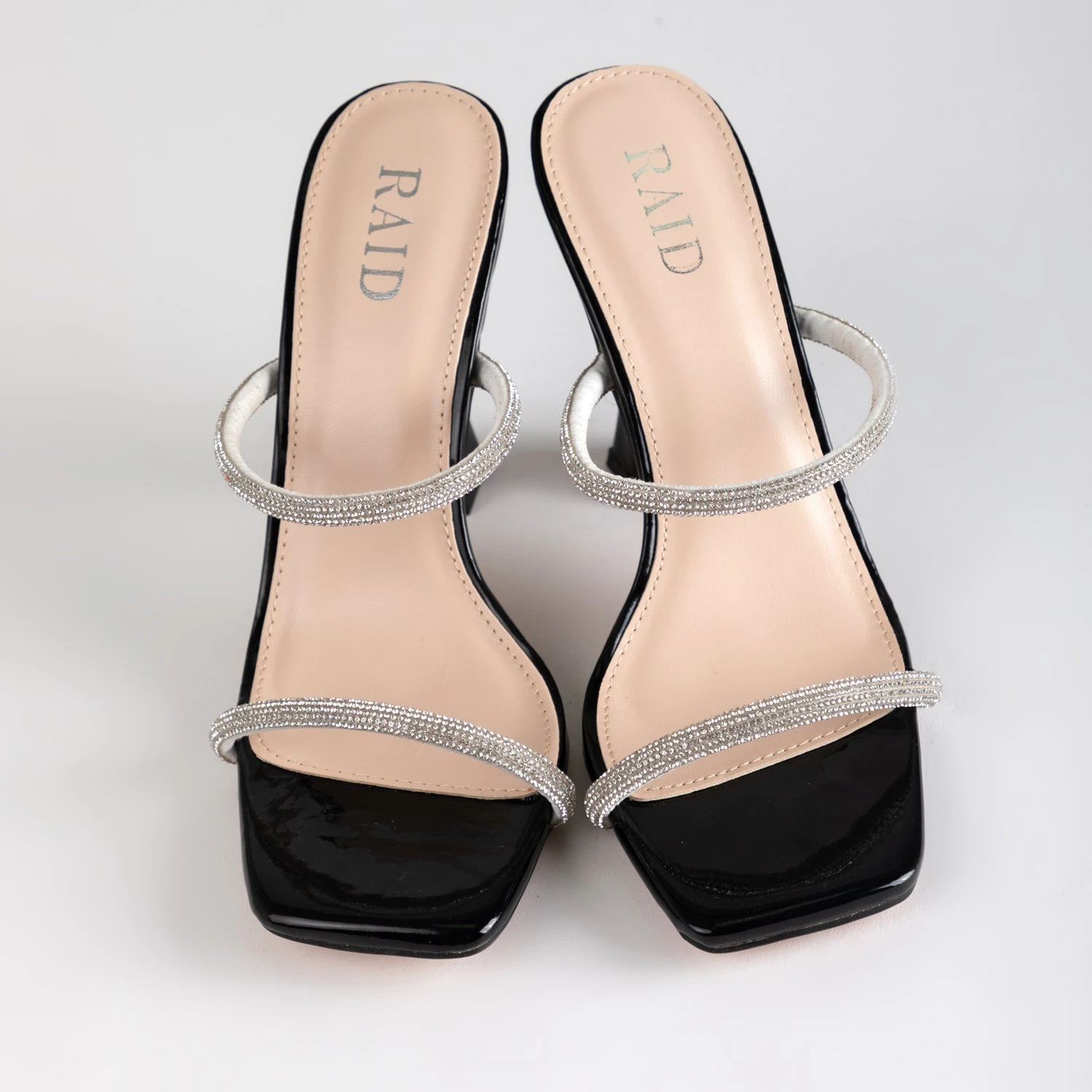 RAID Beulah Heeled Mule In Black - Image 5