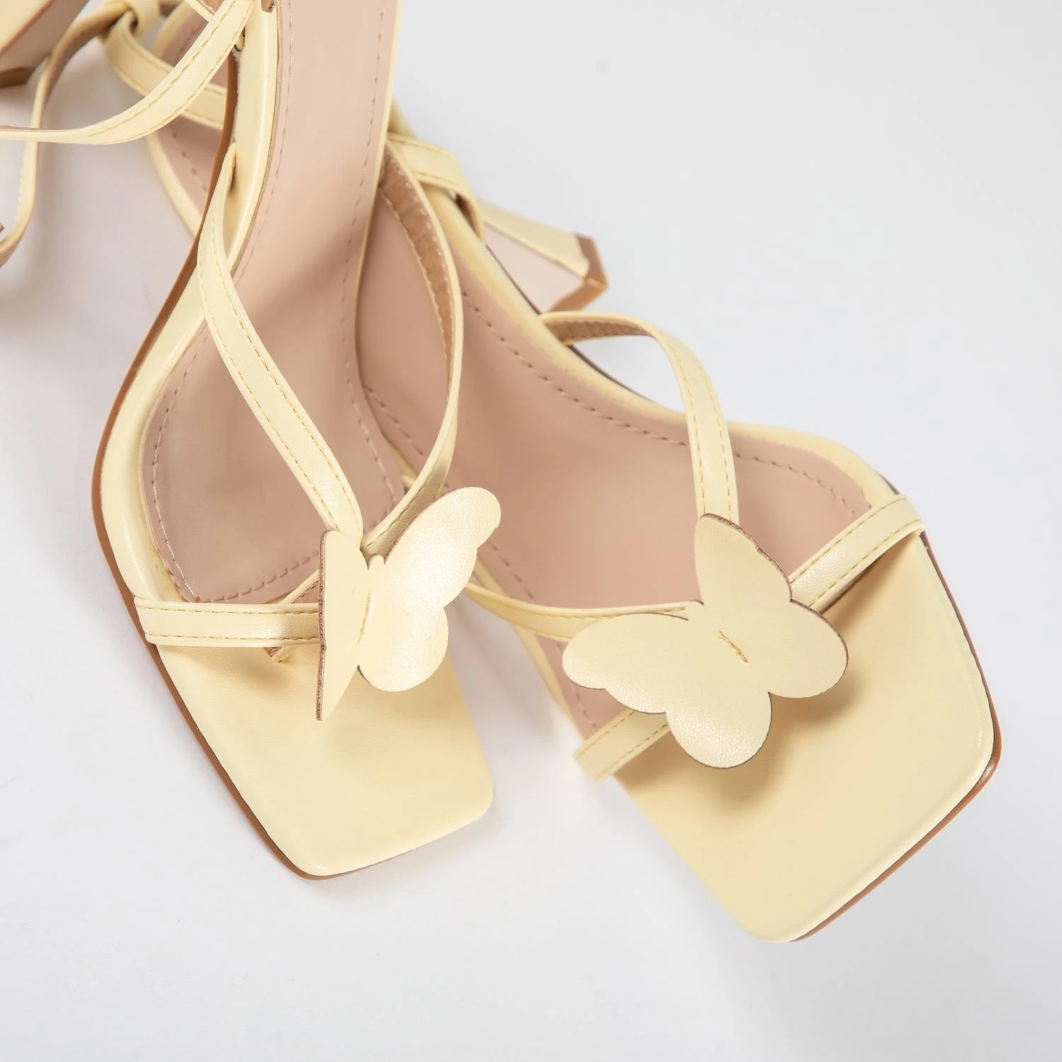 RAID Brevyn Heeled Sandal In Butter Yellow - Image 5