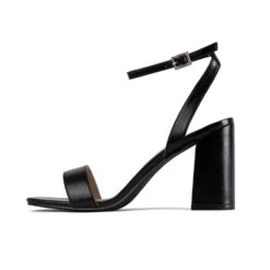 RAID Chantal Block Heels In Black Metallic