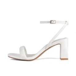 RAID Cossette Block Heeled Sandals In White