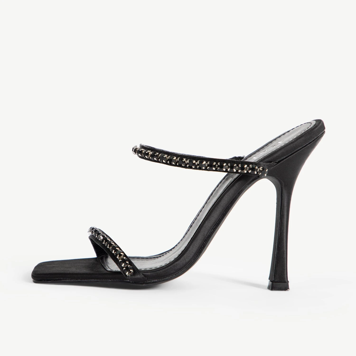 RAID Deena Heeled Mule In Black - Image 5