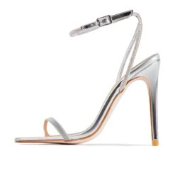 RAID Denisha Heeled Sandal In Silver