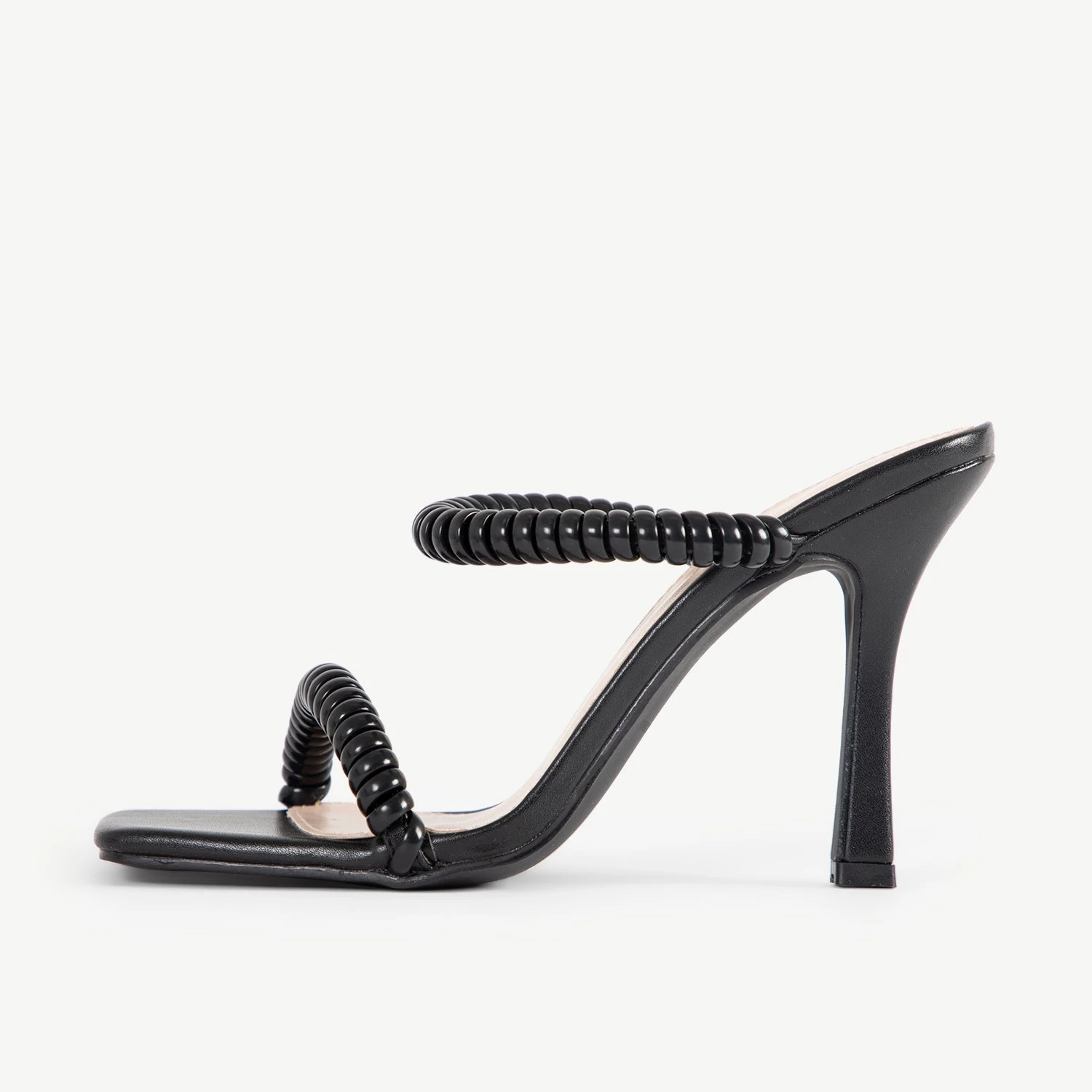 RAID Destined Strappy Heeled Mule In Black - Image 5
