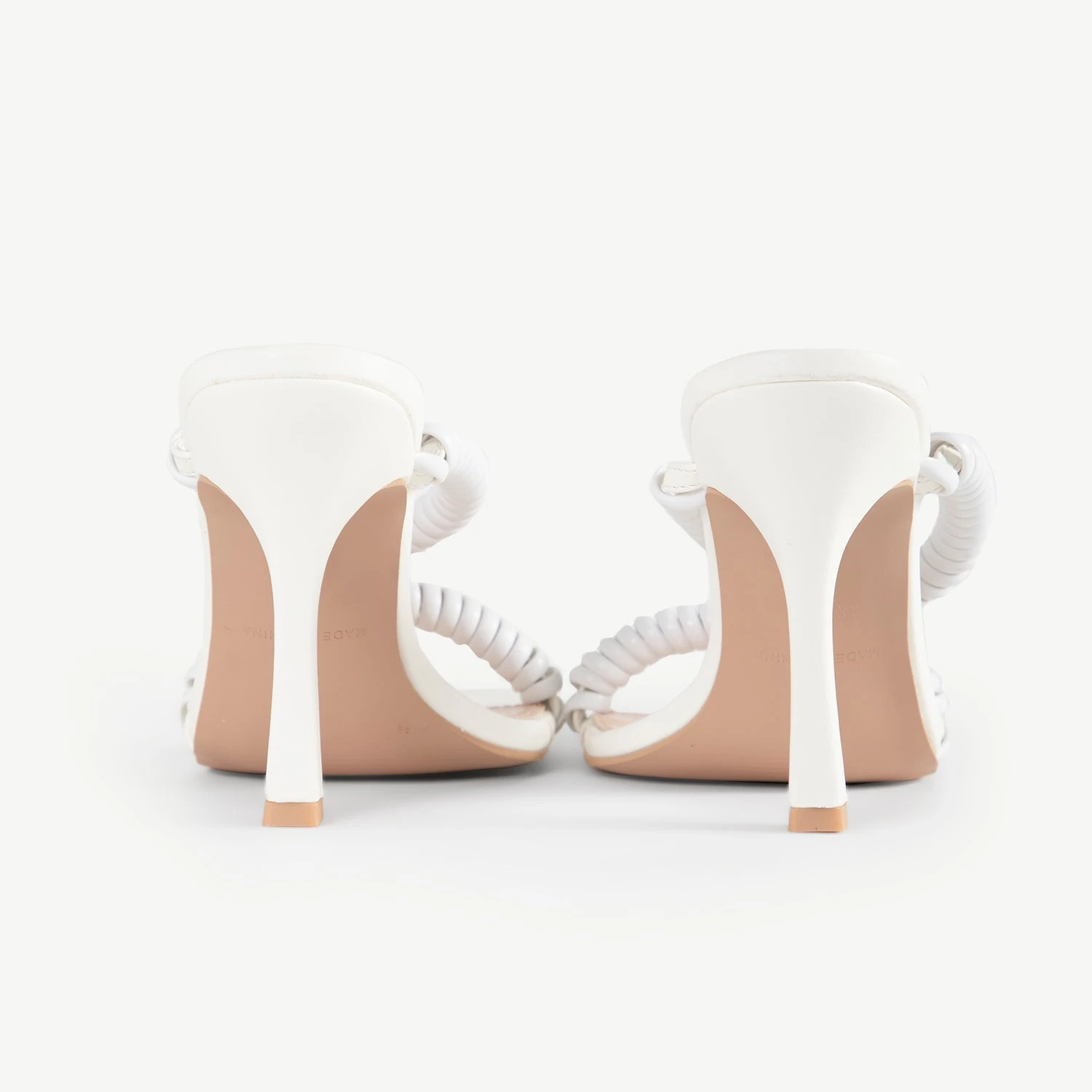 RAID Destined Strappy Heeled Mule In White - Image 4