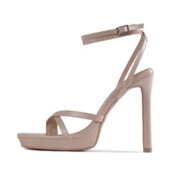 RAID Dimona Strappy Platform Heel In Nude