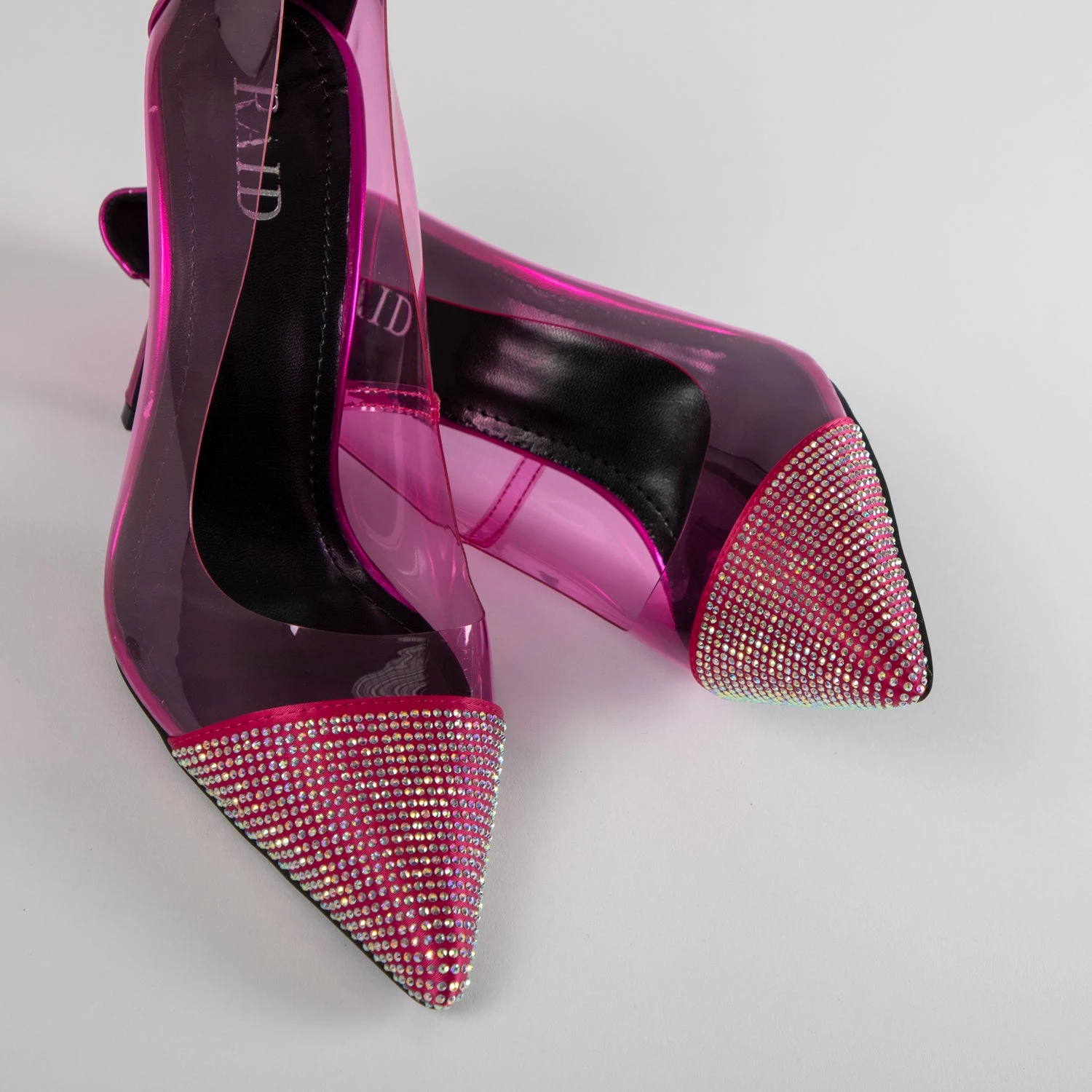 RAID Edenn Court Heel In Fuchsia Pink - Image 5