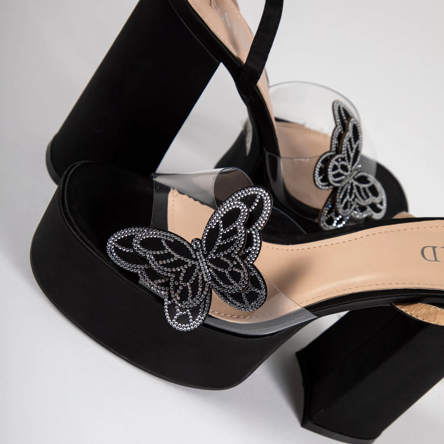 RAID Elizah Platform Butterfly Heel In Black - Image 5