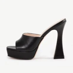 RAID Estee Platform Mule In Black Pu