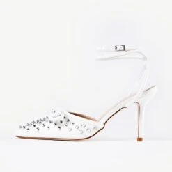 RAID Fawzia Heeled Pump In White
