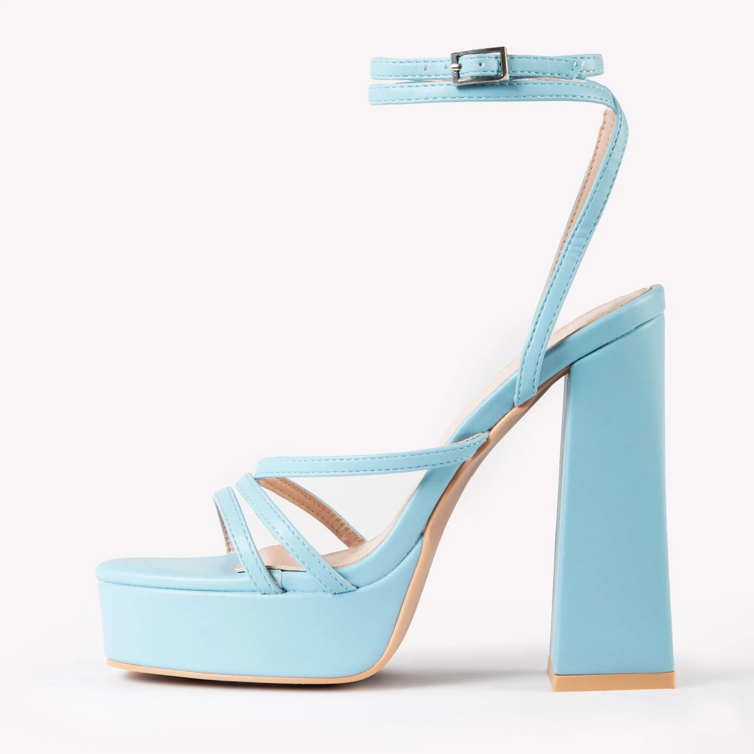 RAID Fia Platform Heel In Blue - Image 5