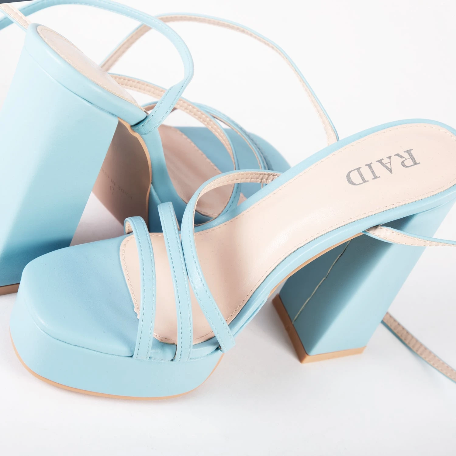RAID Fia Platform Heel In Blue - Image 4