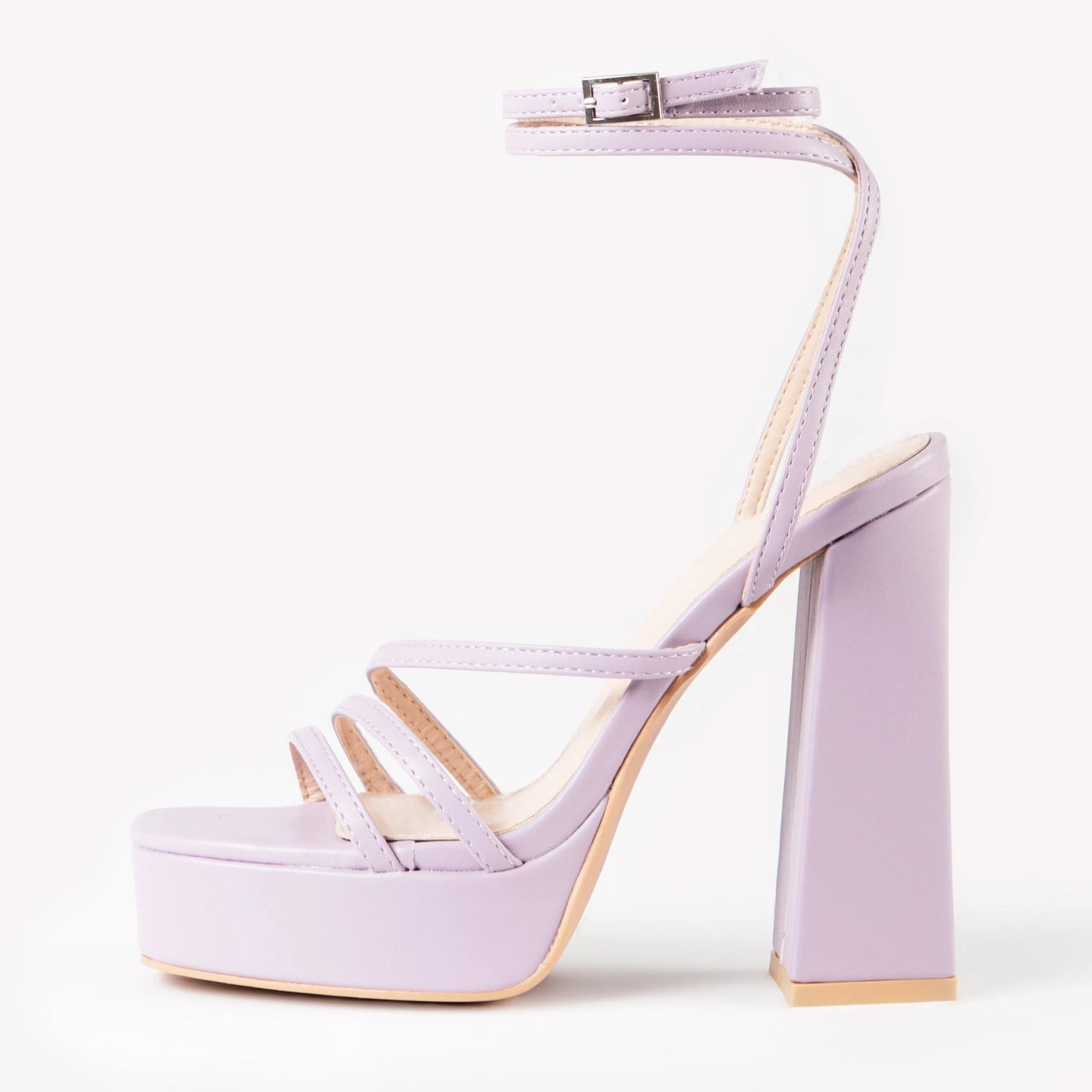 RAID Fia Platform Heel In Lilac - Image 5
