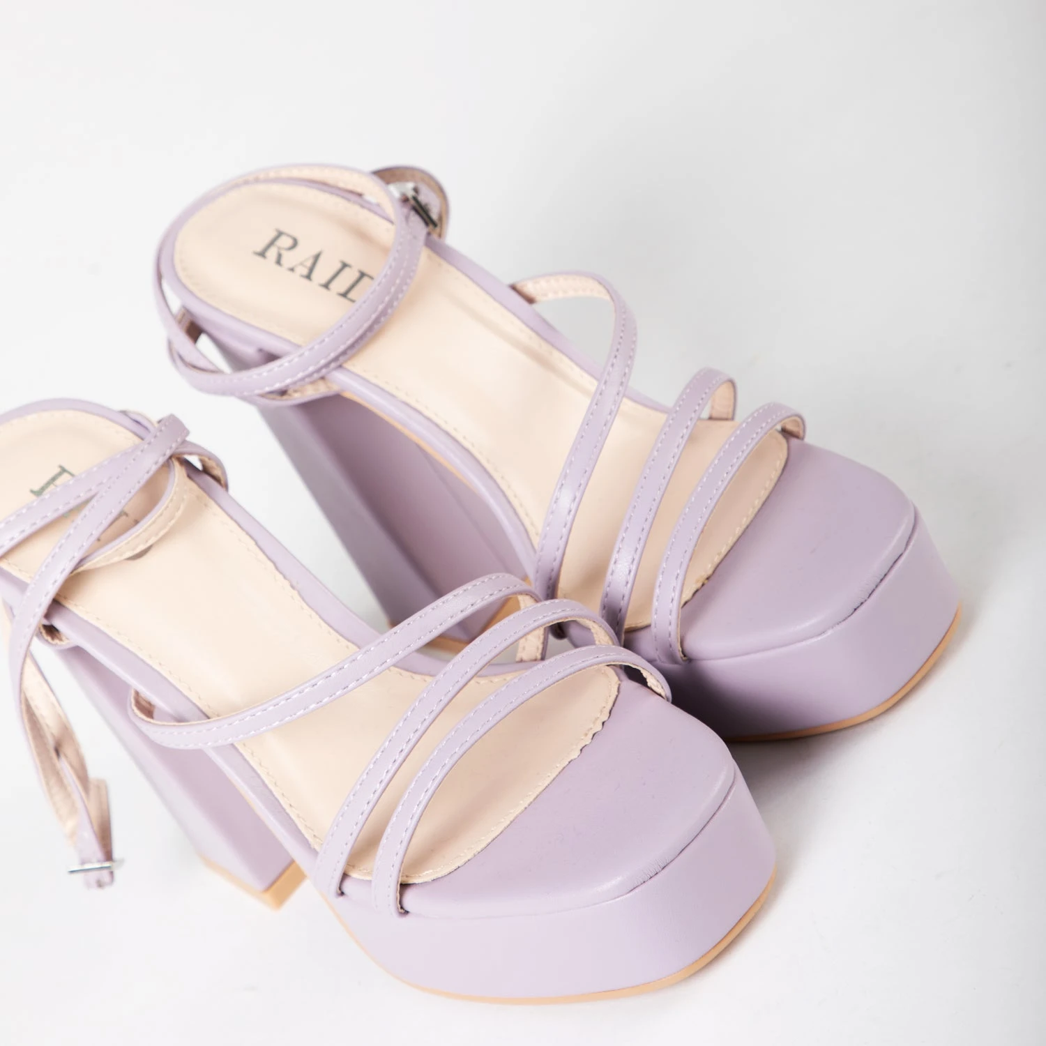 RAID Fia Platform Heel In Lilac - Image 4