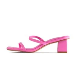 RAID Frieda Block Heeled Mule In Pink