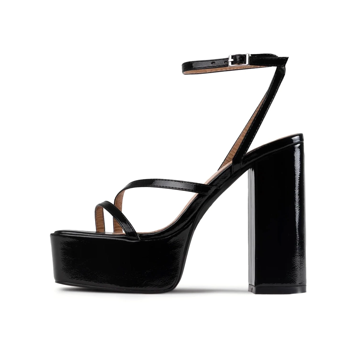 RAID Happy Platform Heel In Black - Image 7