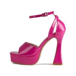 RAID Hope Platform Heels In Pink Patent