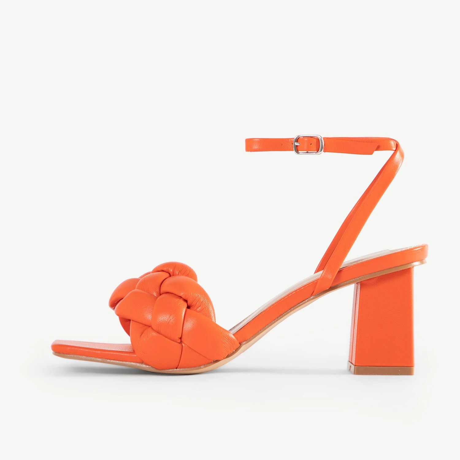 RAID Jaelyn Block Heel Sandal In Orange - Image 5