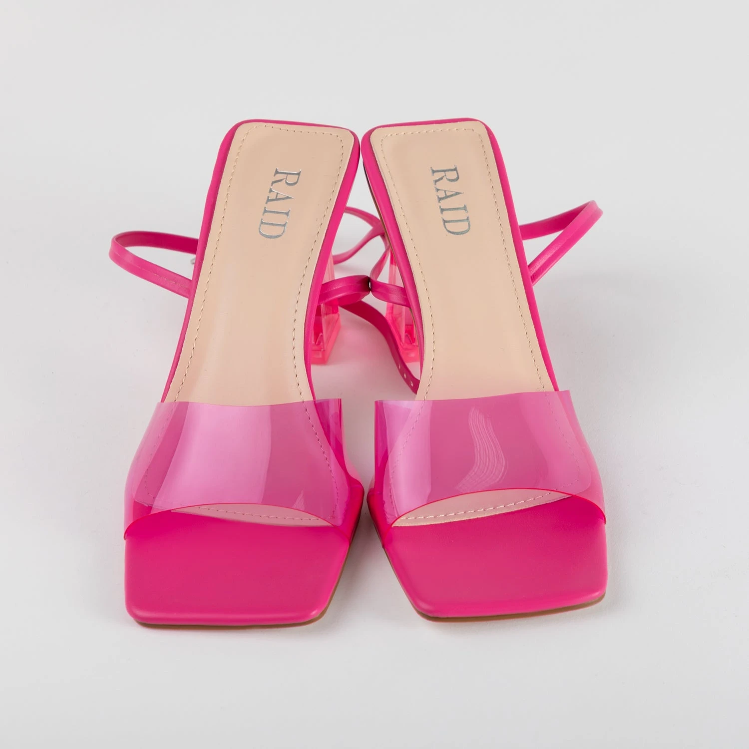 RAID Jane Perspex Heels In Pink - Image 5