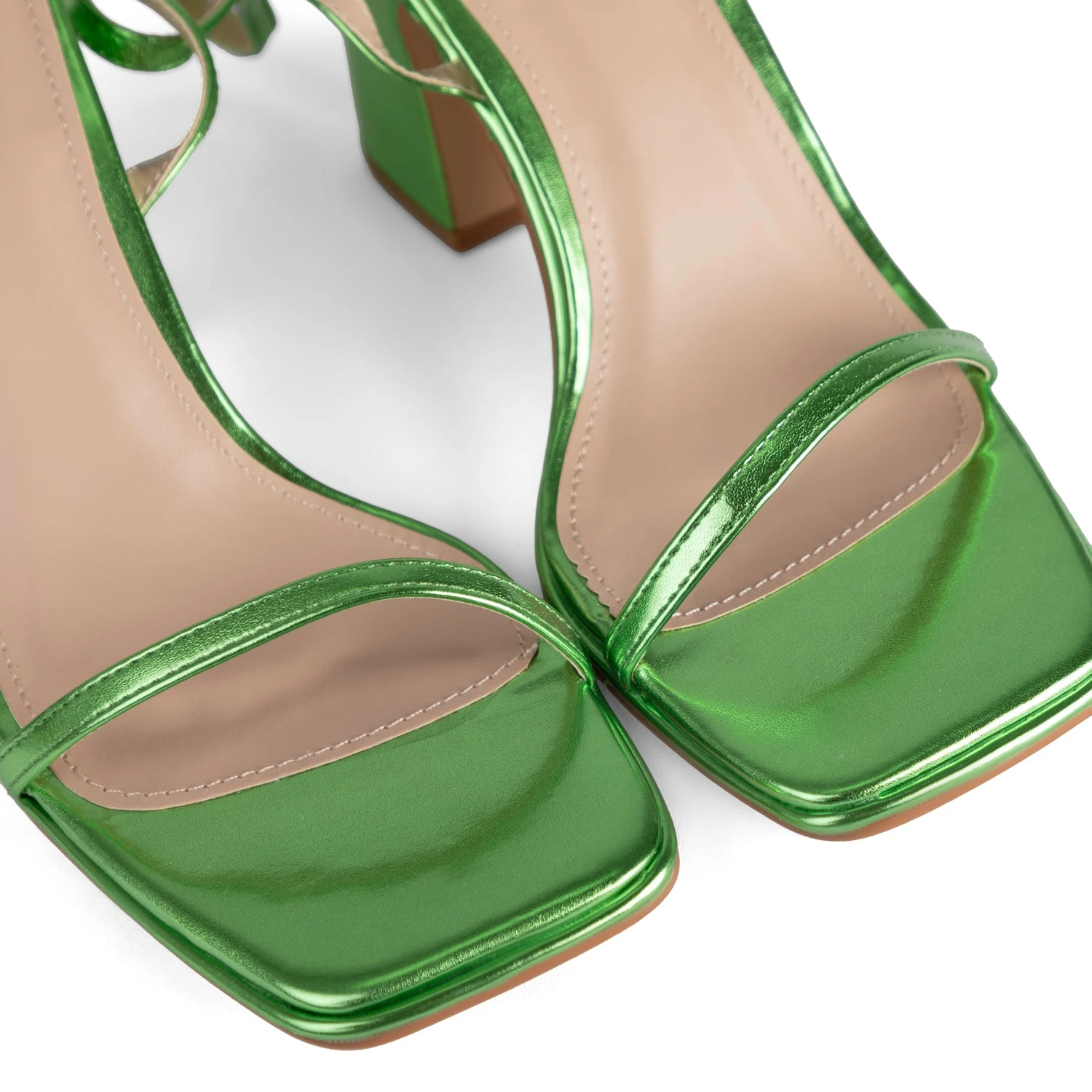 RAID Julina Block Heels In Green - Image 5