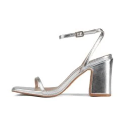 RAID Julina Block Heels In Silver