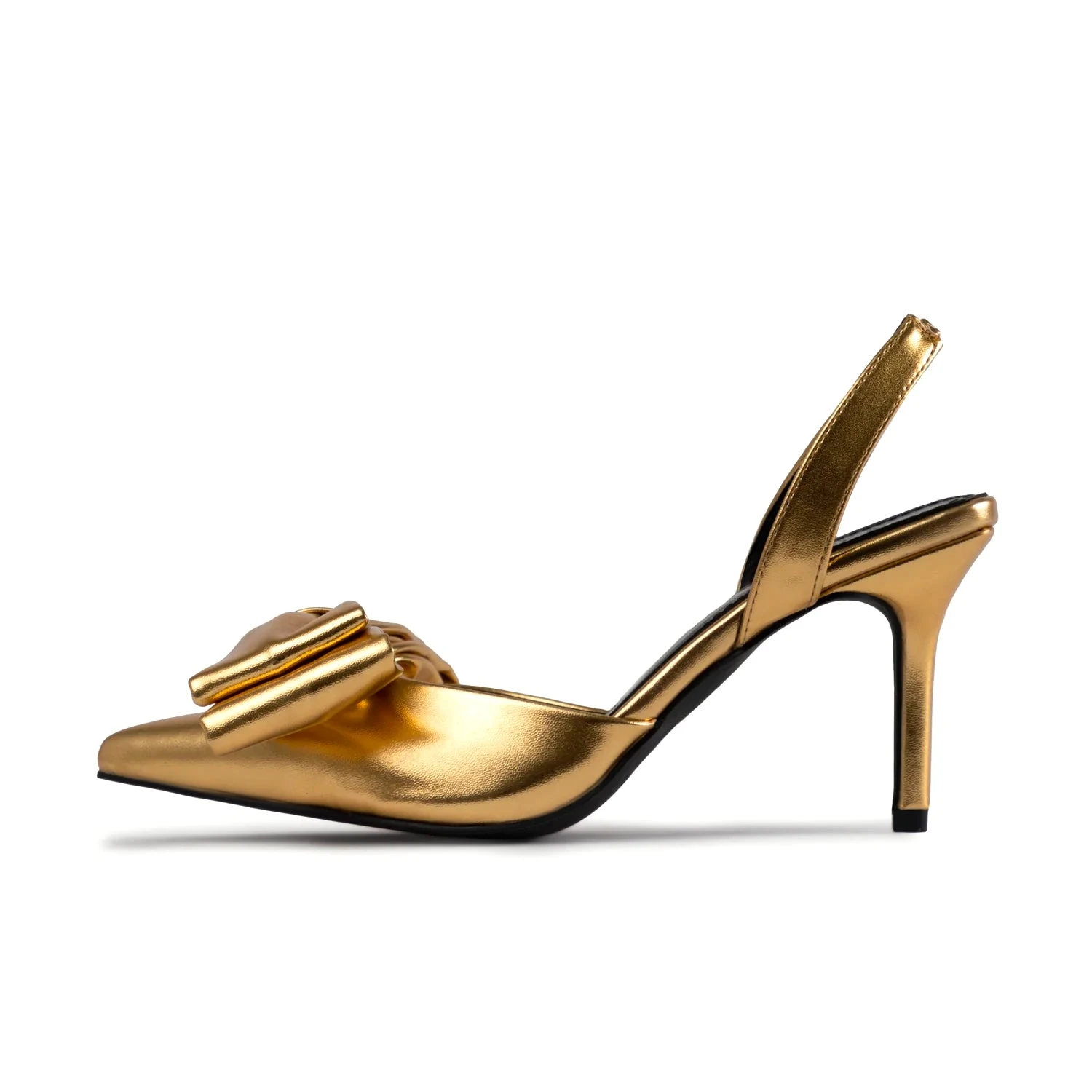 RAID Martini Slingback Heel In Gold - Image 6