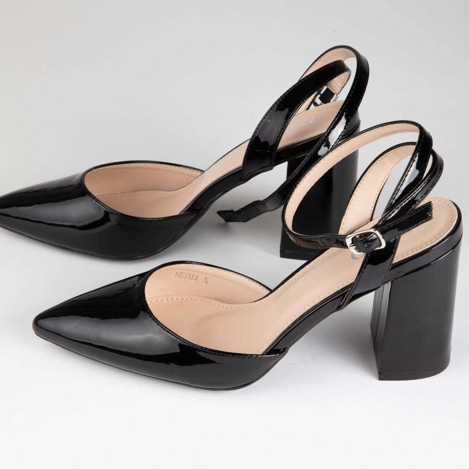 RAID Neima Block Heel Pumps In Black - Image 5