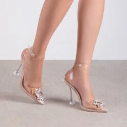 BEBO Sterling Barely There Heel In Nude