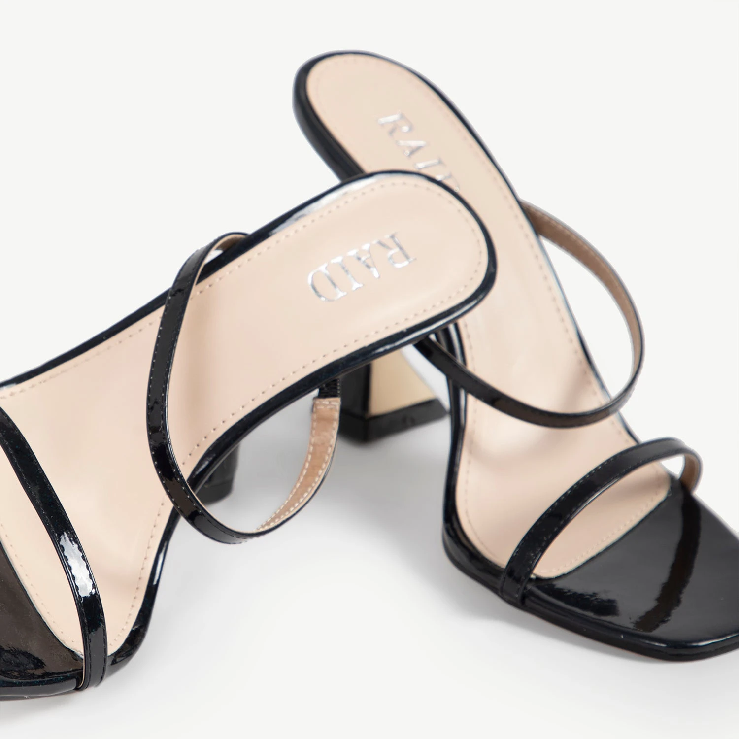 RAID Treesa Heeled Mule In Black - Image 4