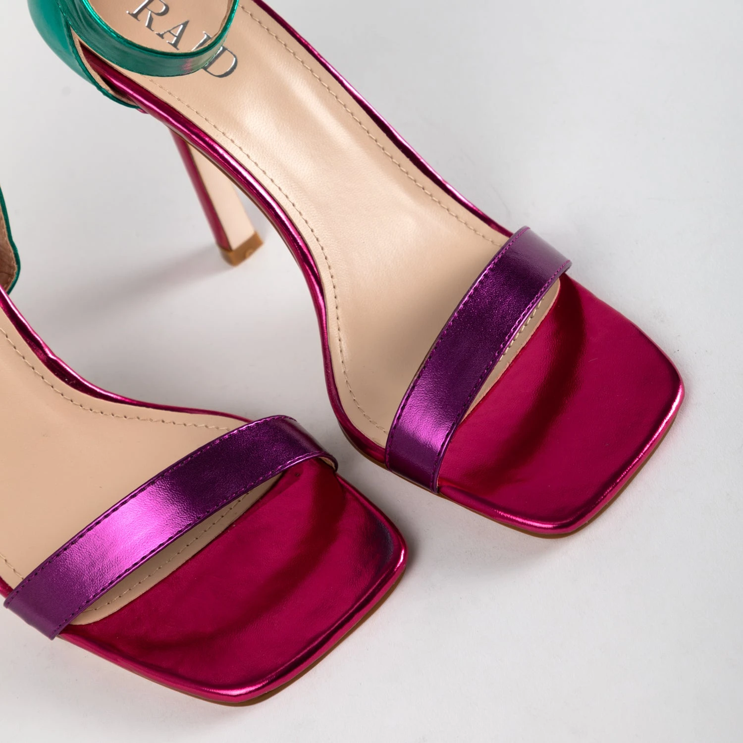 RAID Tysha Heeled Sandal In Pink Multi - Image 5