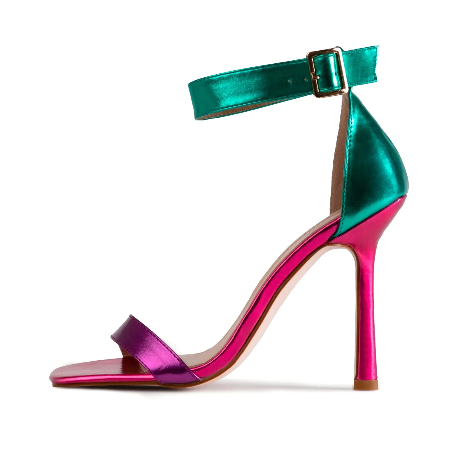 RAID Tysha Heeled Sandal In Pink Multi - Image 6