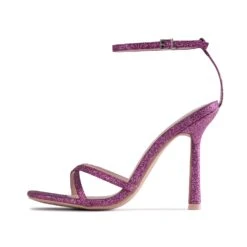 RAID Willia Heeled Sandal In Pink Glitter