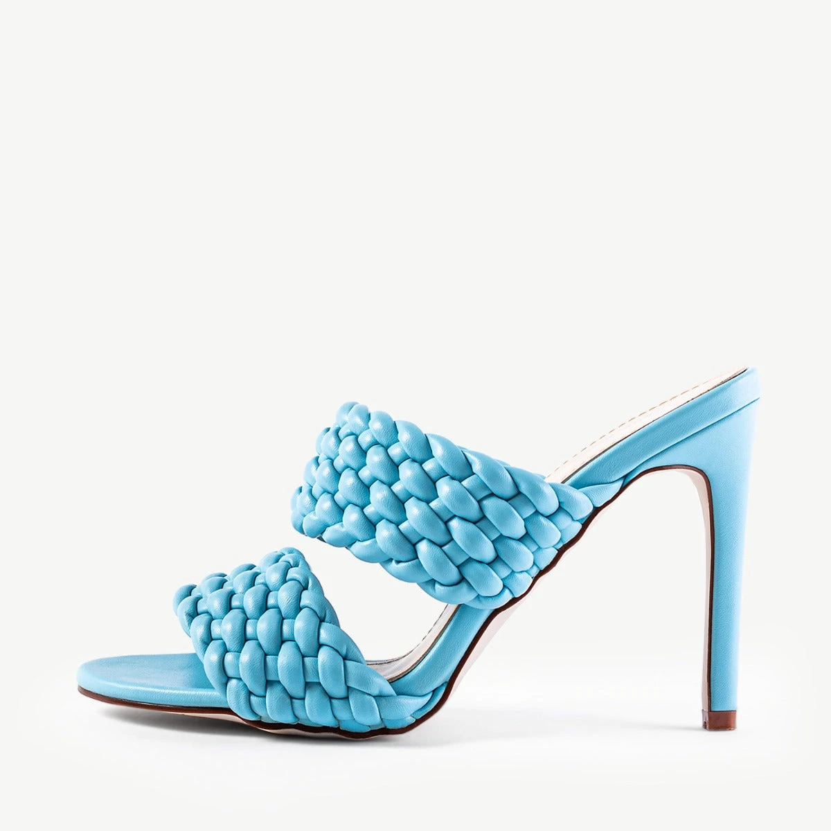 RAID Hazel Heeled Mule In Blue - Image 2