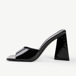 BEBO Kyrah Heeled Mule In Black