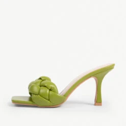 RAID Sandra Padded Mule In Apple Green