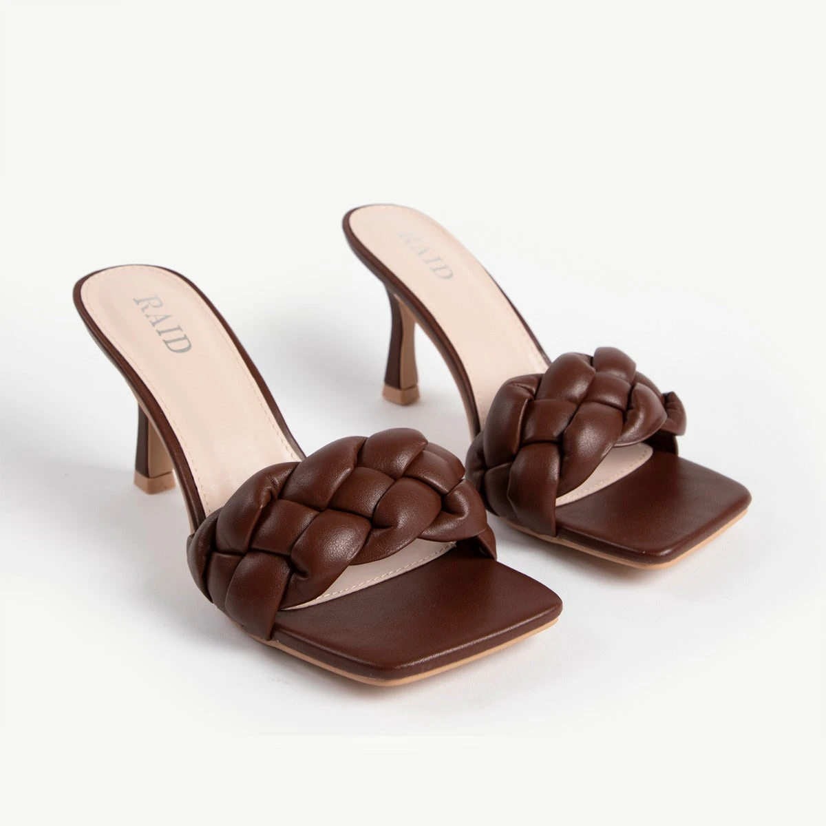 RAID Sandra Padded Mule In Brown - Image 9