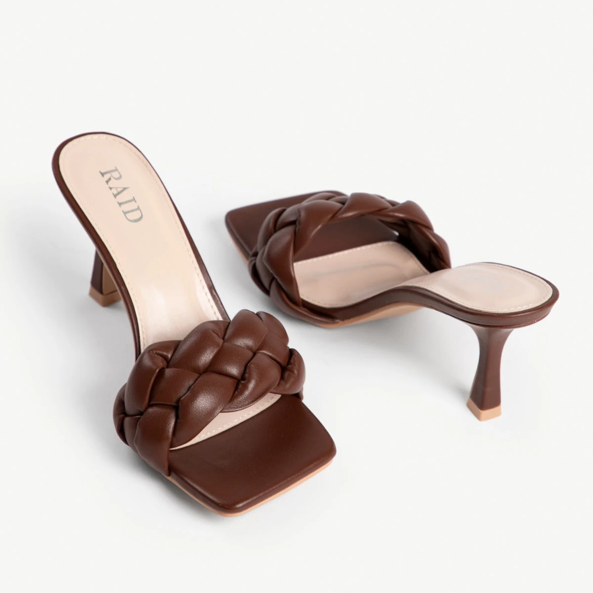 RAID Sandra Padded Mule In Brown - Image 6