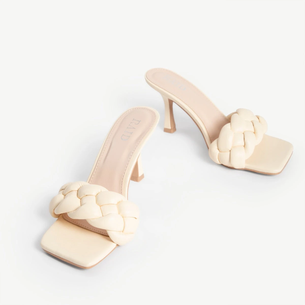 RAID Sandra Padded Mule In Butter Yellow - Image 9