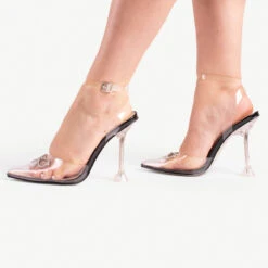BEBO Venesa Perspex Heel In Black