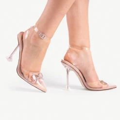 BEBO Venesa Perspex Heel In Nude